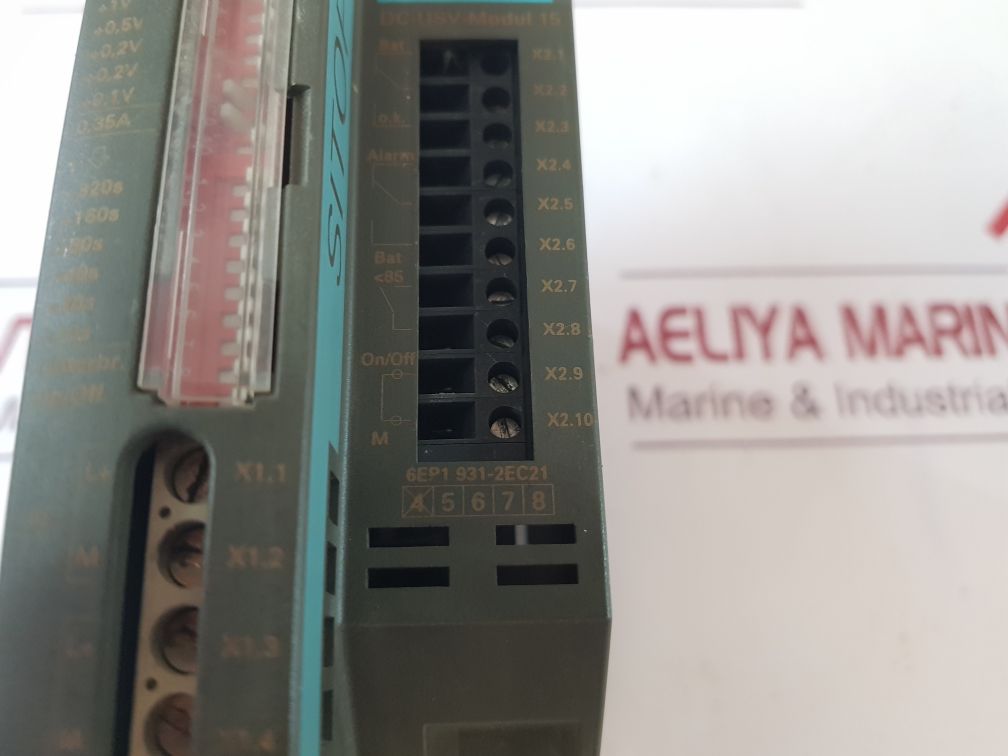 Siemens 6Ep1 931-2Ec21 Power Supply Dc-usv-modul 15