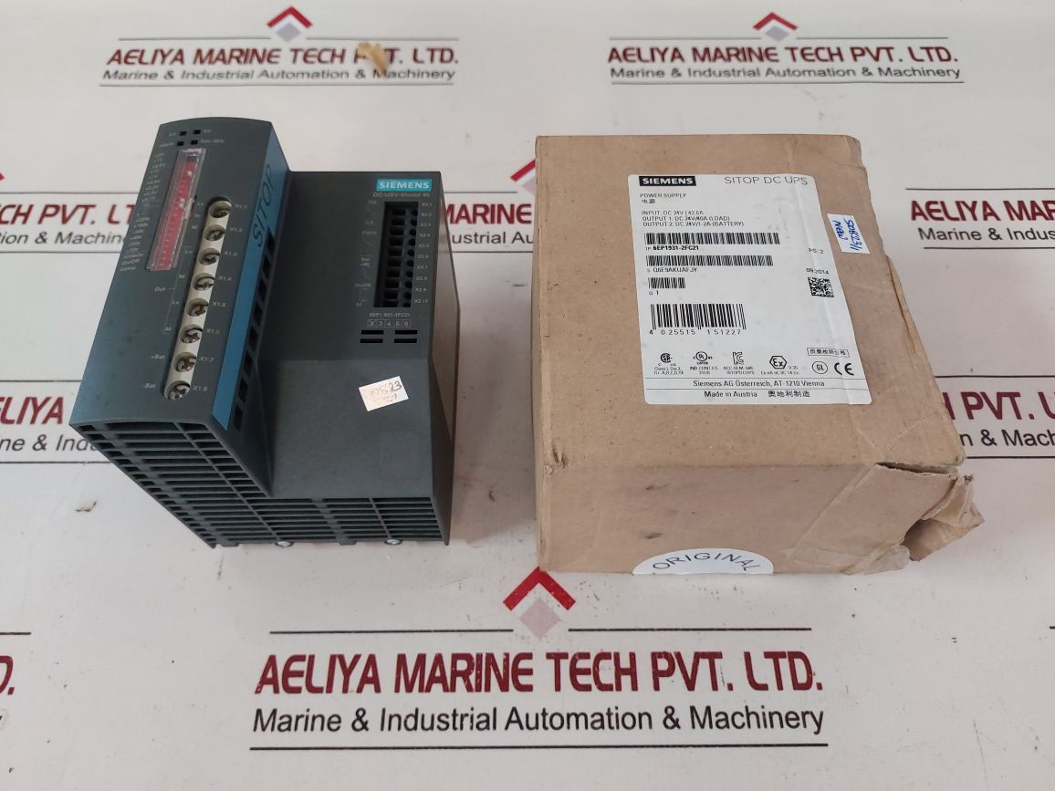 Siemens 6Ep1 931-2Fc21 Power Module
