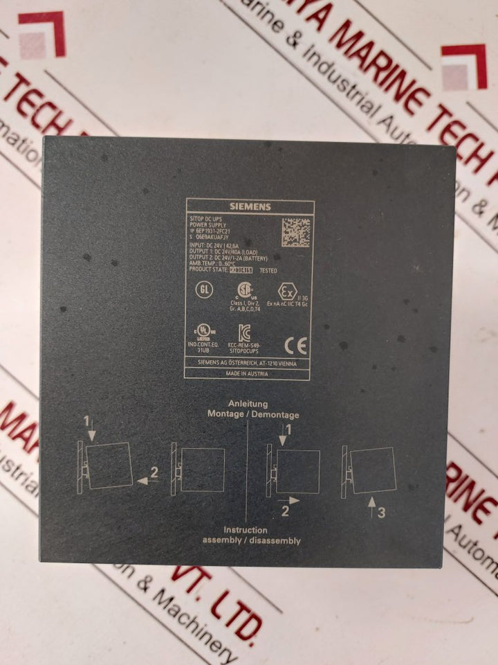 Siemens 6Ep1 931-2Fc21 Power Module