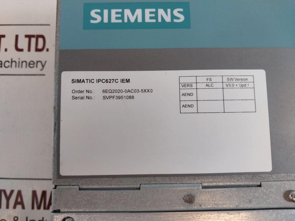 Siemens 6Eq2020-0Ac03-5Xx0 Ethernet Module
