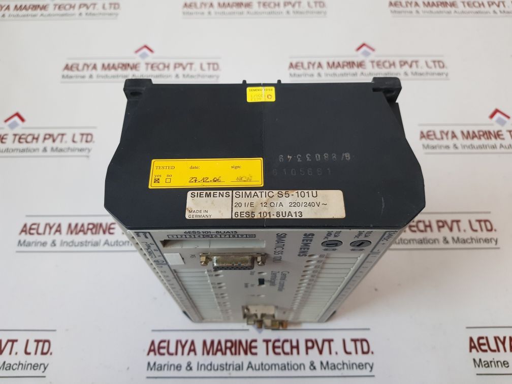Siemens 6Es5101-8Ua13 Simatic S5-101U Central Controller Module Plc 24Vdc