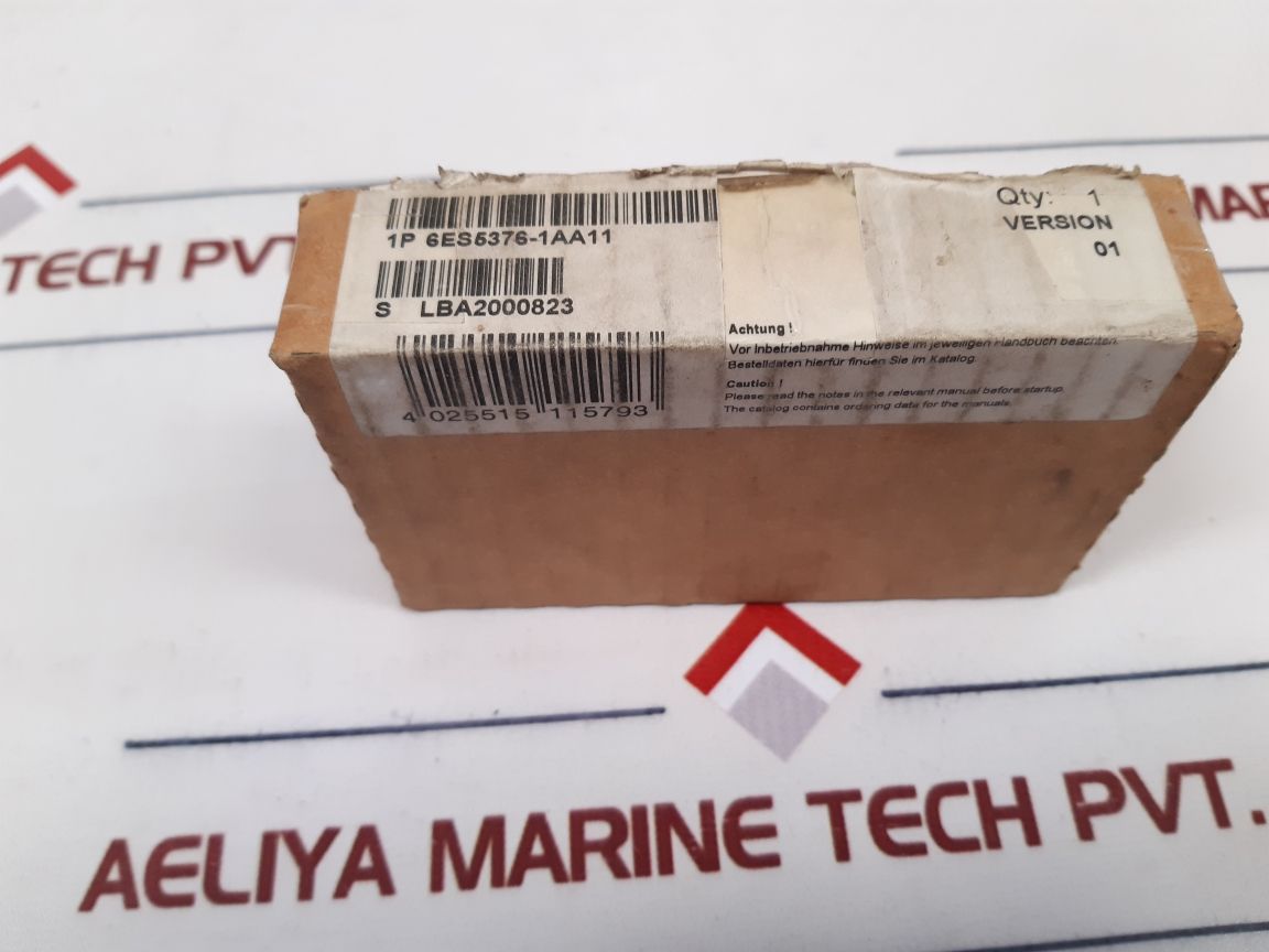 Siemens 6Es5376-1Aa11 Memory Submodule Version: 01