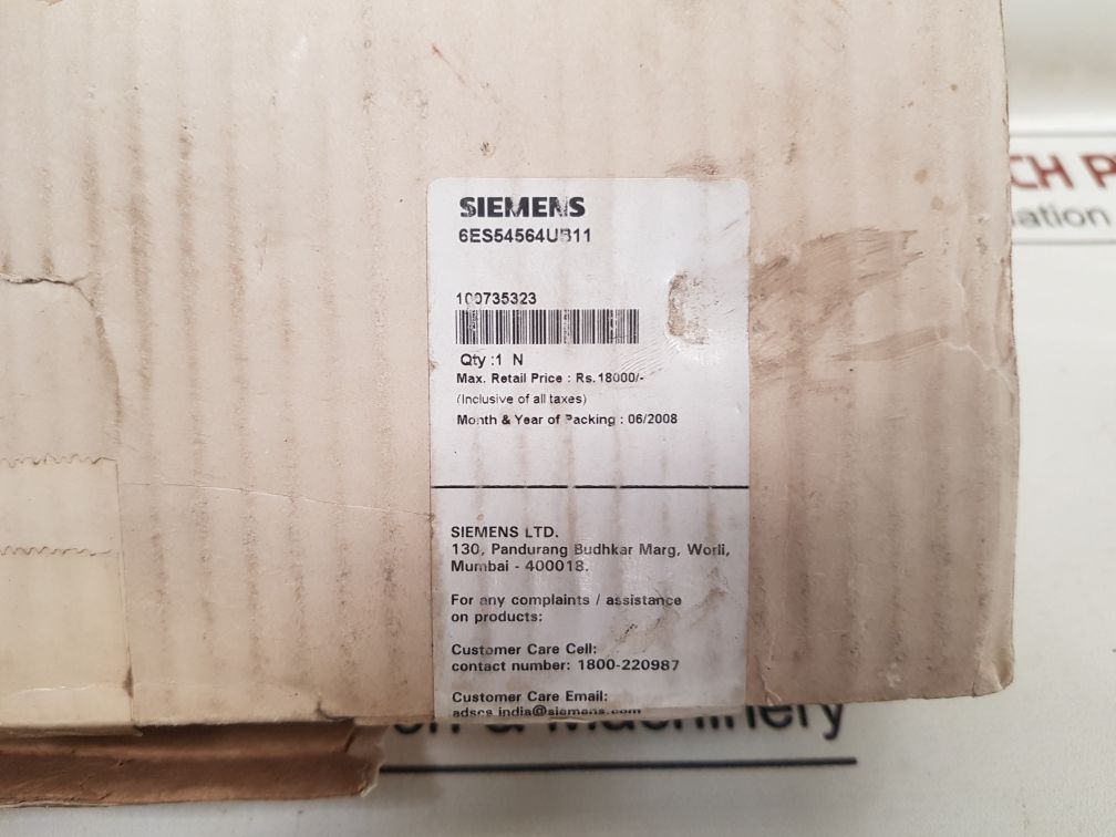 Siemens Simatic 6Es54564Ub11 Digital Output Module