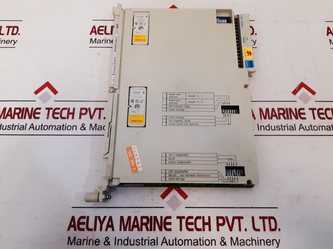 Siemens Simatic 6Es5460-4Ua11 Analog Input Module
