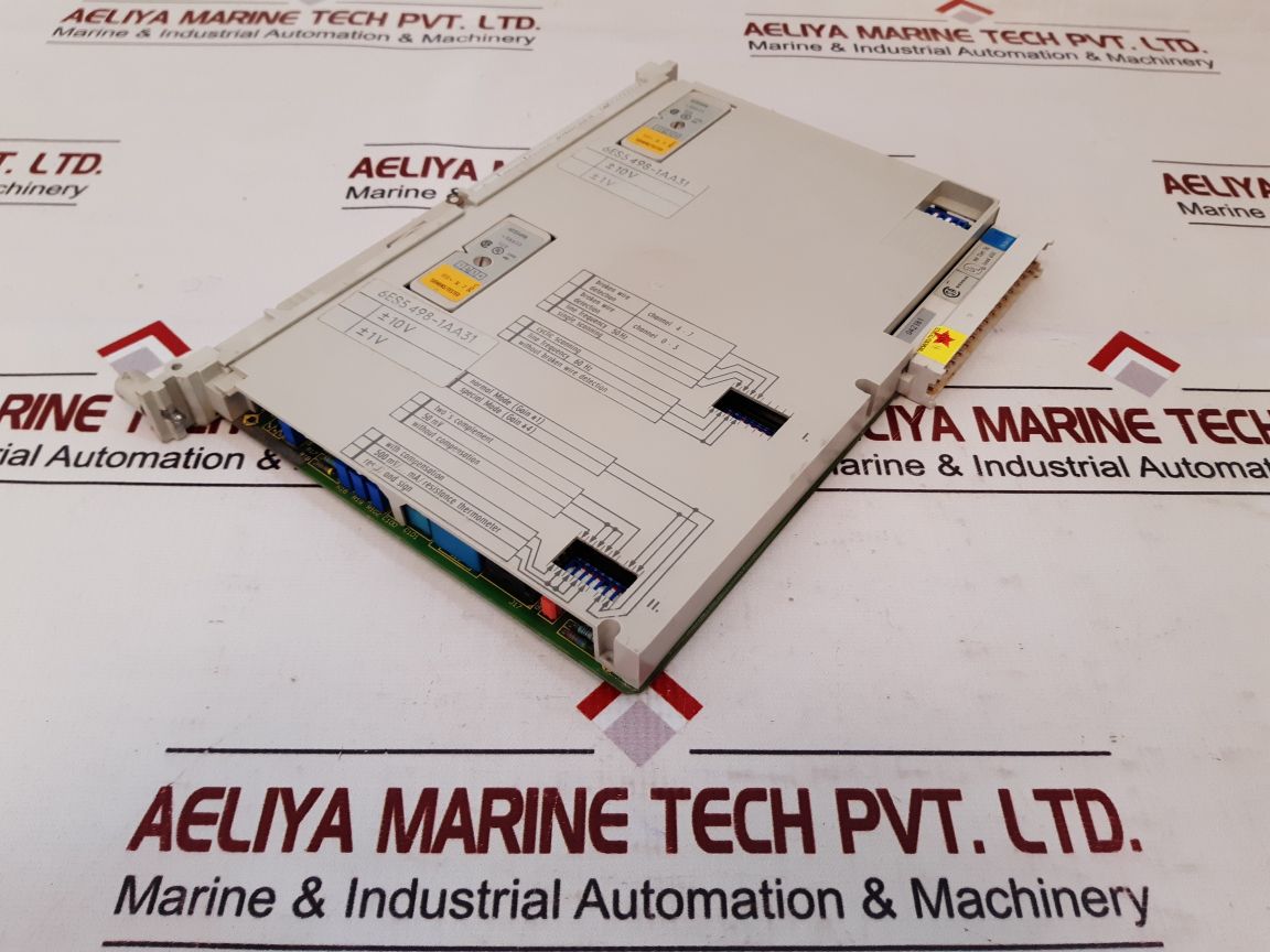 Siemens Simatic 6Es5460-4Ua12 Analog Input Module ±10V