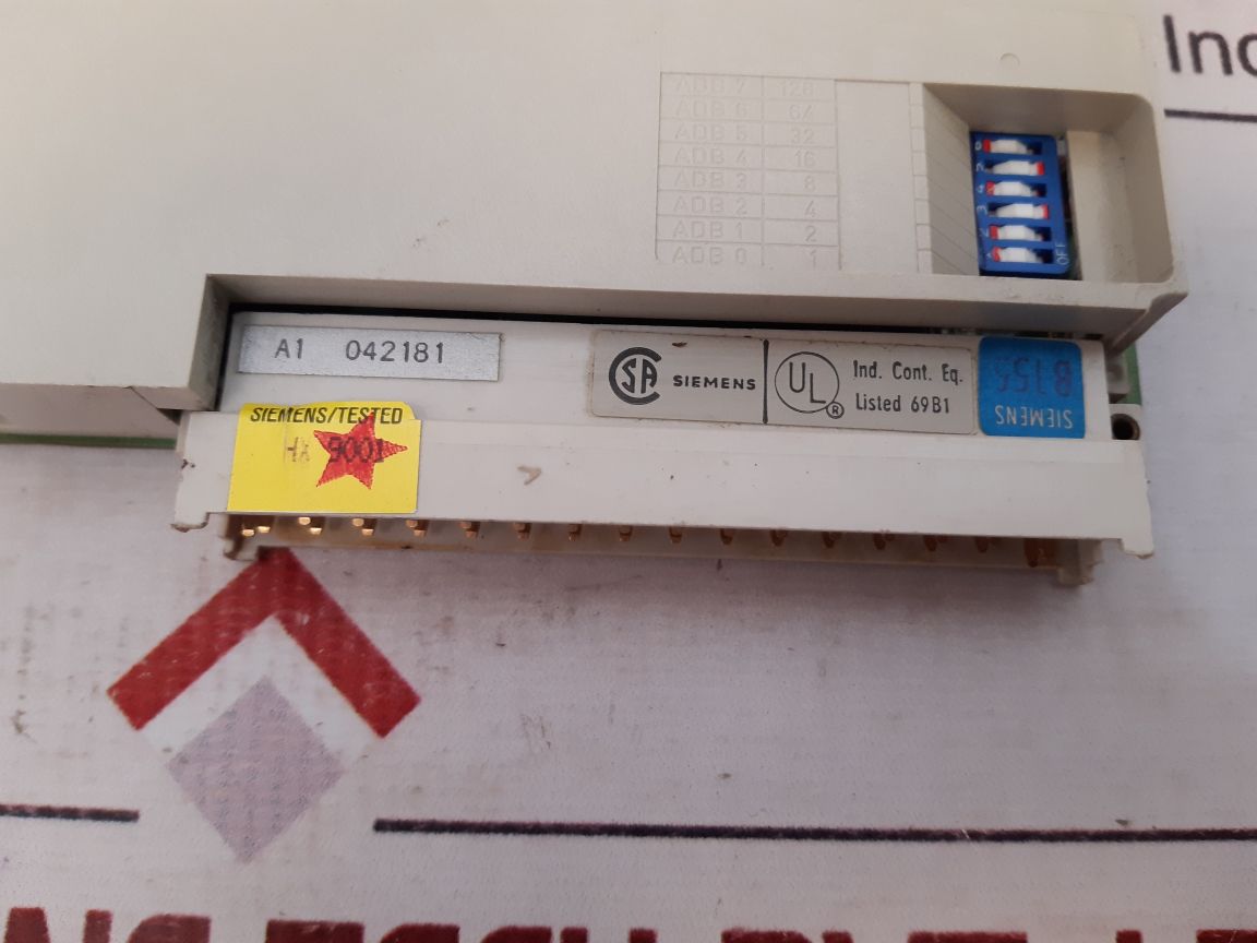 Siemens Simatic 6Es5460-4Ua12 Analog Input Module ±10V