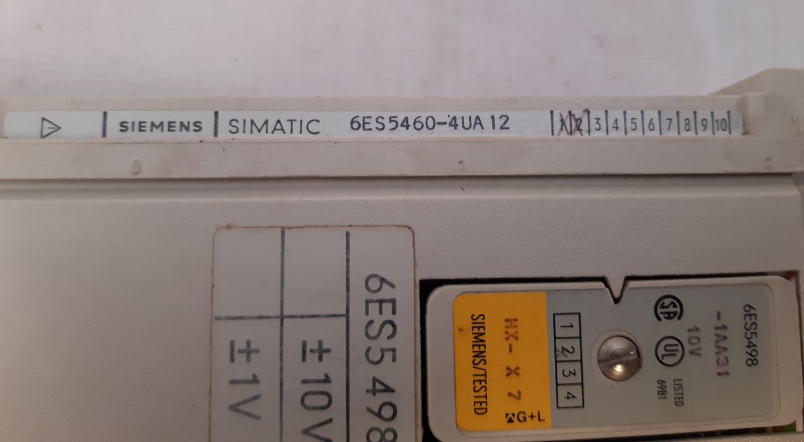 Siemens Simatic 6Es5460-4Ua12 Analog Input Module ±10V