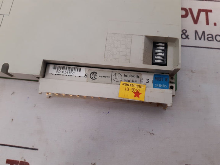 Siemens Simatic 6Es5460-4Ua12 Analog Input Module