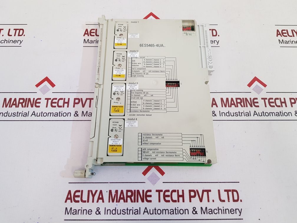 Siemens Simatic 6Es5465-4Ua13 Analog Input Module