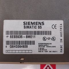 Siemens 6Es5935-8Me11 Power Supply Dc 24V