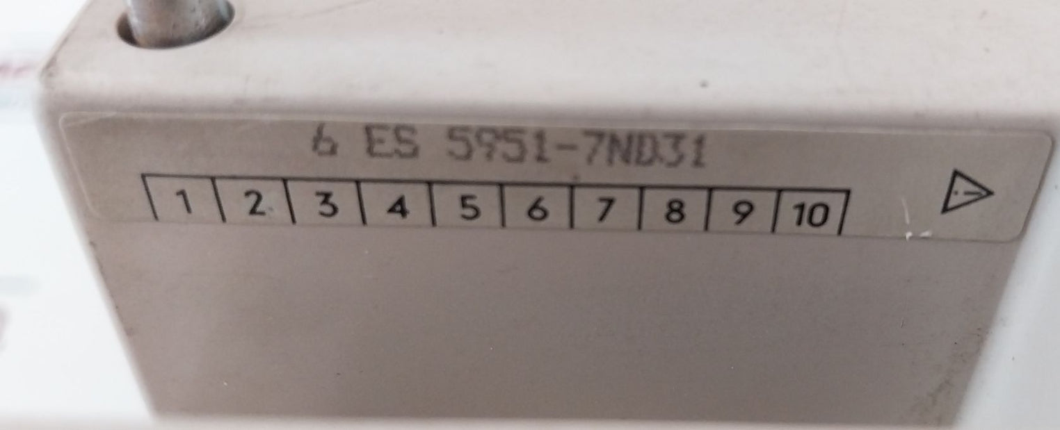 Siemens 6Es5951-7Nd31 Modular Power Supply Din 41752
