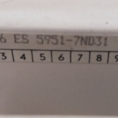 Siemens 6Es5951-7Nd31 Modular Power Supply Din 41752