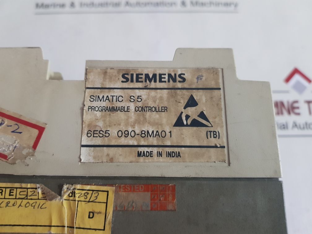 Siemens Simatic S5 6Es5 090-8Ma01 Programmable Controller S5-90U