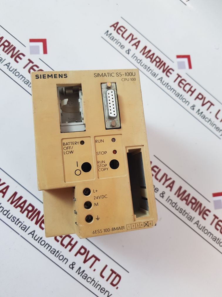 Siemens 6Es5 100-8Ma01 Central Processing Unit