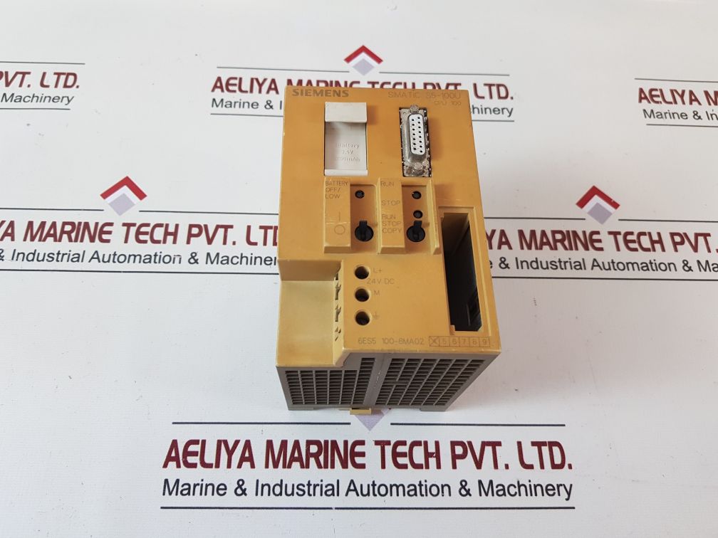 Siemens 6Es5 100-8Ma02 Central Processing Unit