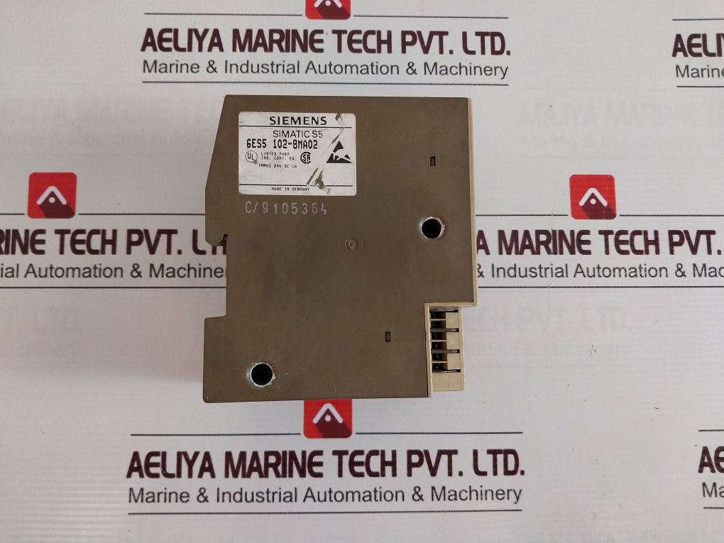 Siemens Simatic S5-100U 6Es5 102-8Ma02 Cpu Module 8K X 8 Bit