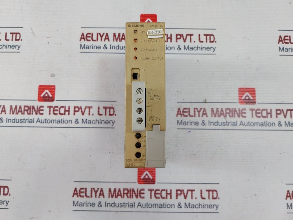 Siemens 6Es5 318-8Ma12 Interface Module 24V Dc 0.35A