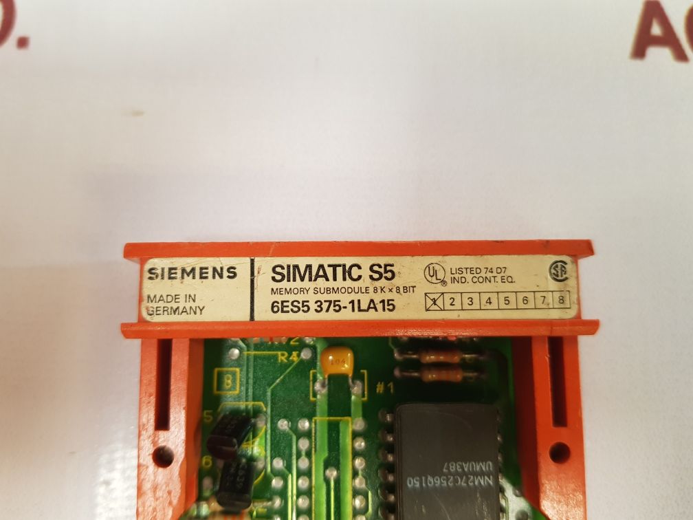 Siemens Simatic S5 6Es5 375-1La15 Memory Submodule