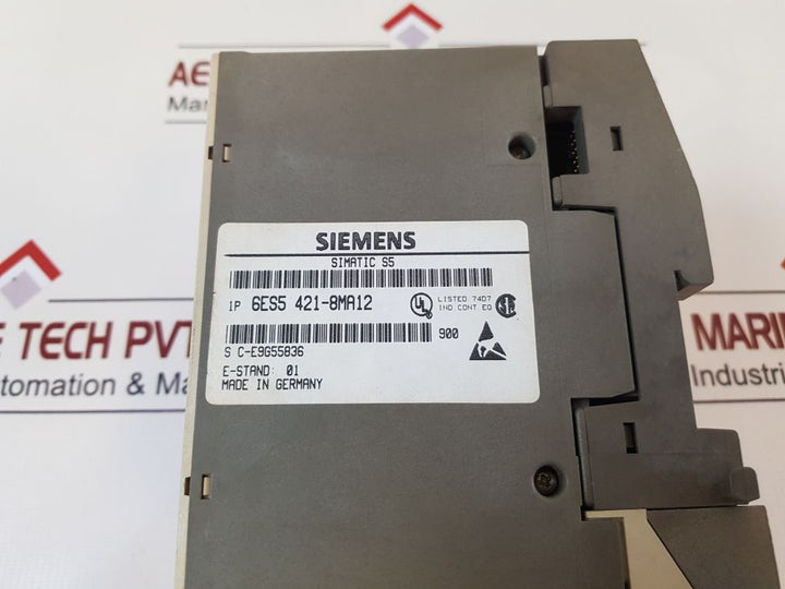 Siemens 6Es5 421-8Ma12 Digital Input Module E-stand 01
