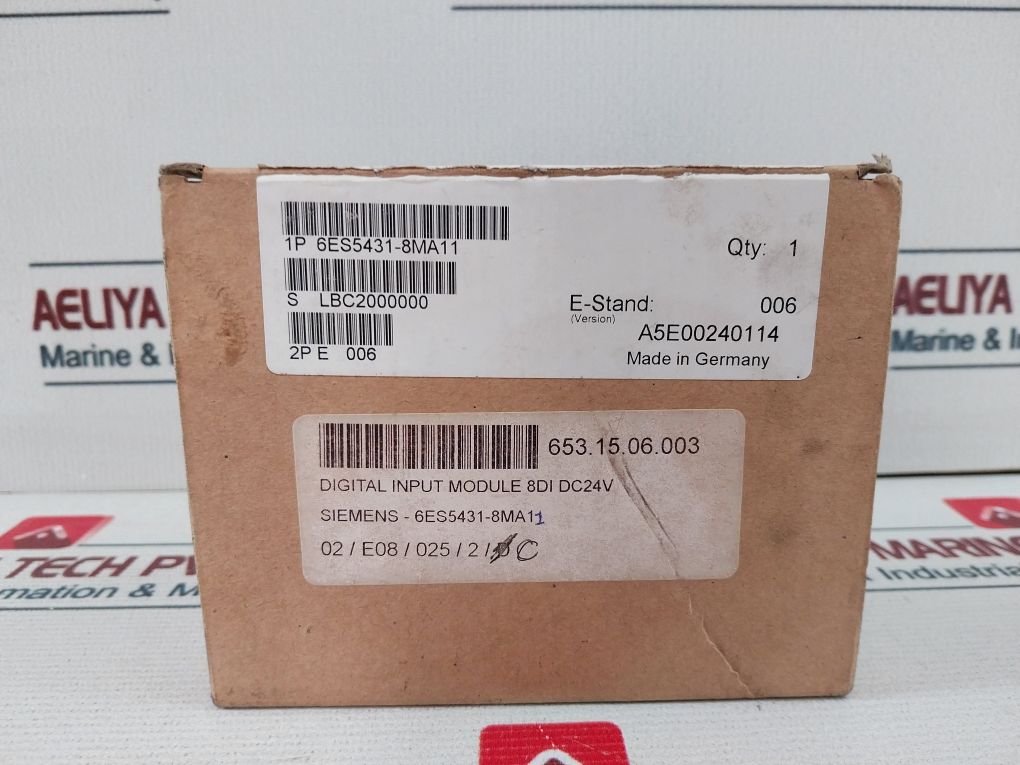 Siemens 6Es5 431-8Ma11 Digital Input Module 60°C