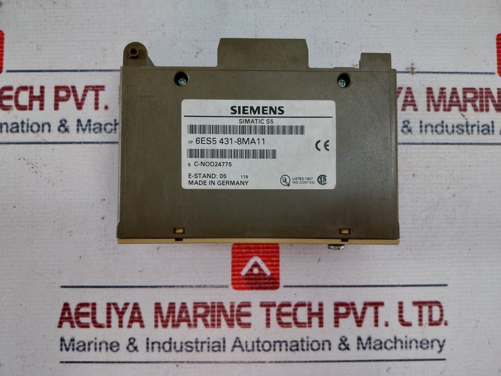 Siemens 6Es5 431-8Ma11 Digital Input Module 8X24V Dc