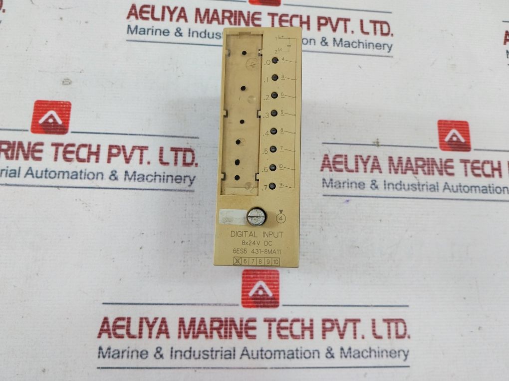 Siemens 6Es5 431-8Ma11 Digital Input Module 8X24V Dc