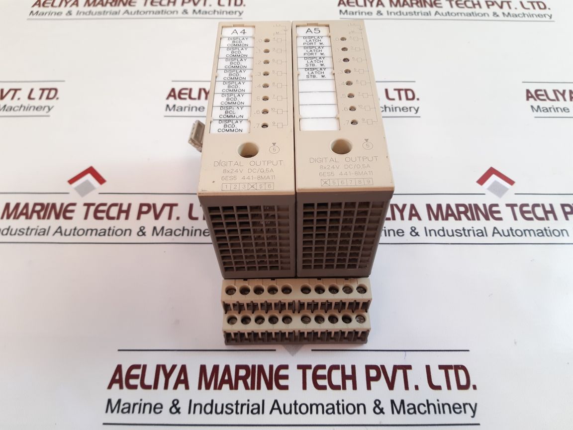 Siemens 6Es5 441-8Ma11 Digital Output Module Set
