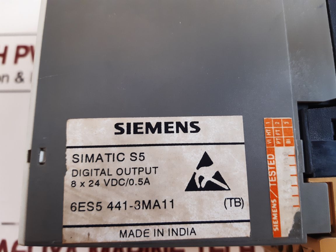 Siemens 6Es5 441-8Ma11 Simatic S5 Digital Output With Base