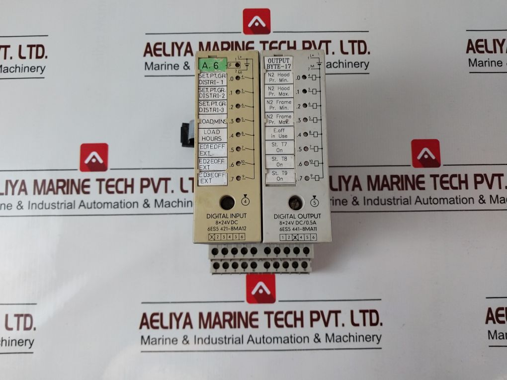 Siemens 6Es5 421-8Ma12 Digital Input With 6Es5 441-8Ma11 Output Module