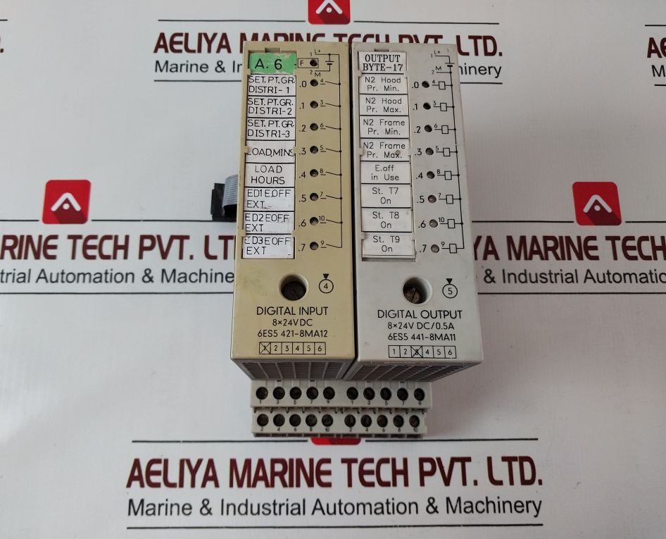 Siemens 6Es5 421-8Ma12 Digital Input With 6Es5 441-8Ma11 Output Module