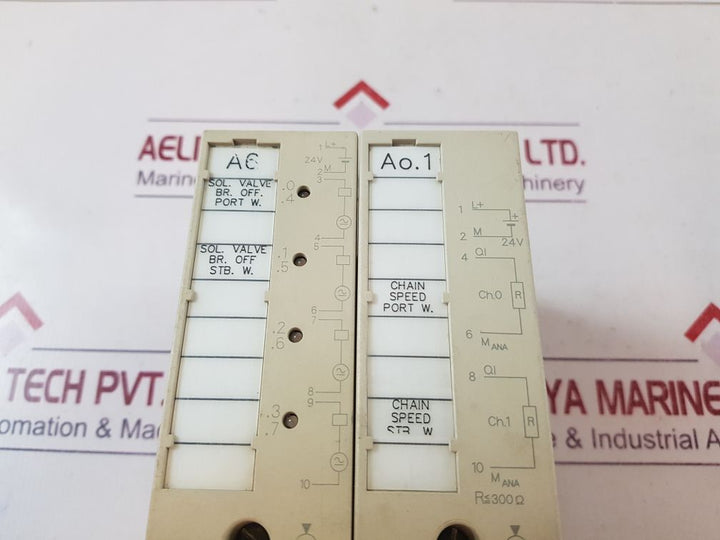 Siemens 6es5 452-8mr11 relay output, 6es5 470-8mc12 analog output with base