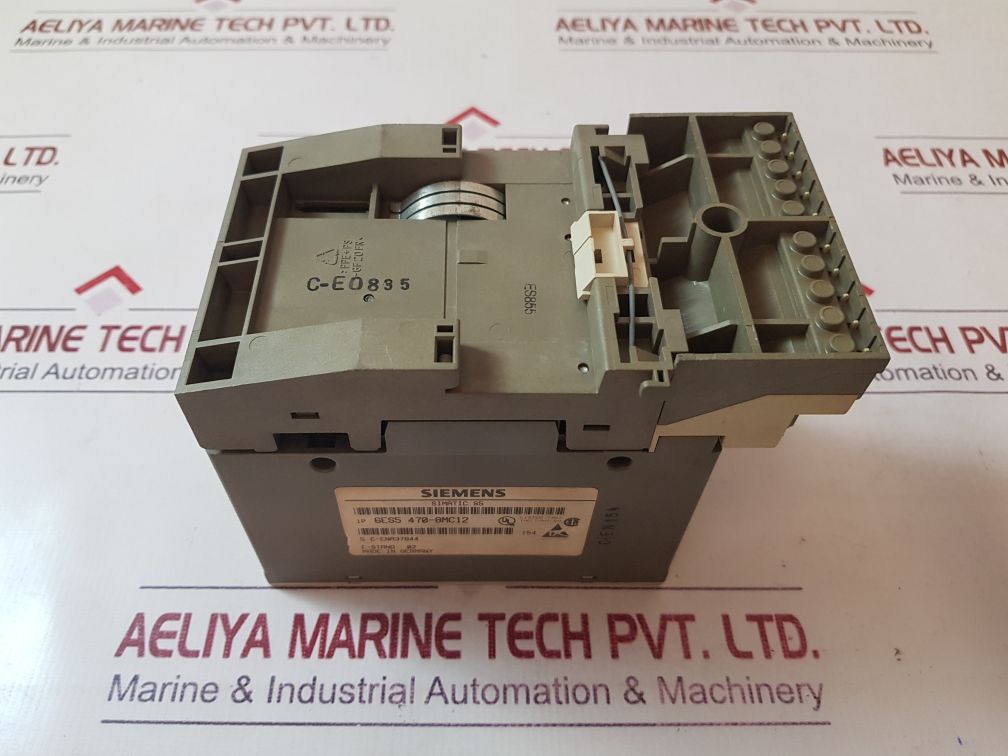 Siemens 6es5 452-8mr11 relay output, 6es5 470-8mc12 analog output with base