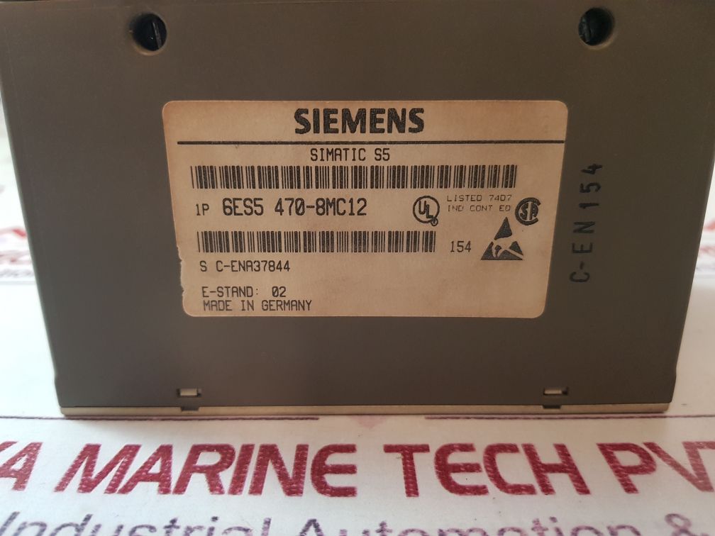 Siemens 6es5 452-8mr11 relay output, 6es5 470-8mc12 analog output with base