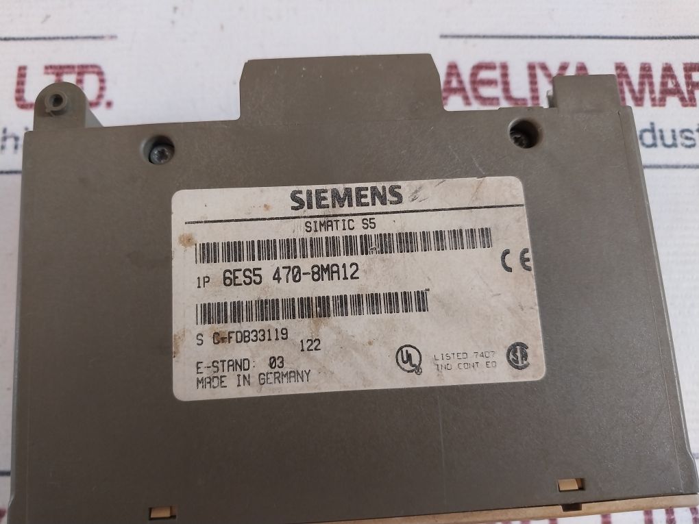 Siemens 6Es5 470-8Ma12 Analog Output Module 24V