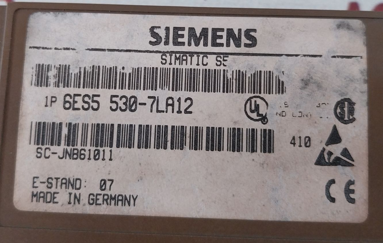 Siemens Simatic S5 6Es5 530-7La12 Communication Processor