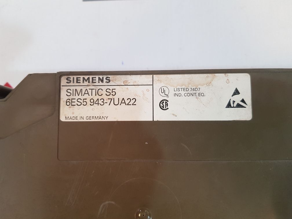 Siemens Simatic S5 6Es5 943-7Ua22 Module