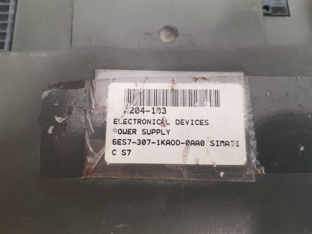 Siemens 6Es7 307-1Ka00-0Aa0 Simatic S7 Power Supply 24V Dc 10A