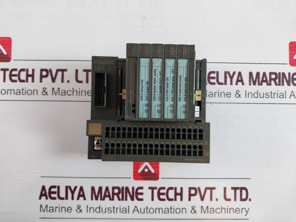 Siemens Simatic Sc 6Es7120-0Ah01-0Aa0 Terminal Block Dc 24V 2A