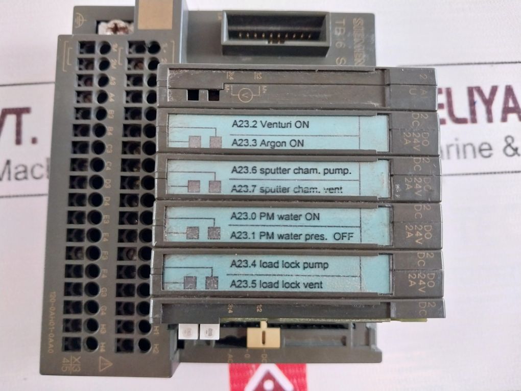 Siemens Simatic Sc 6Es7120-0Ah01-0Aa0 Terminal Block Dc 24V 2A
