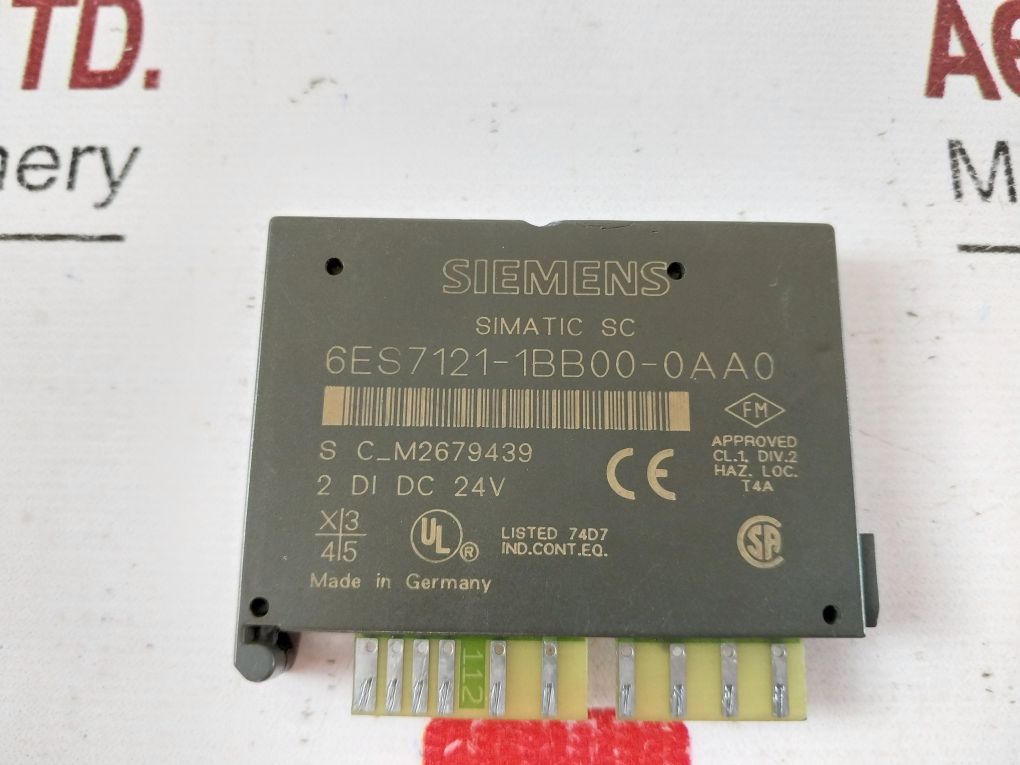 Siemens 6Es7121-1Bb00-0Aa0 Electronic Sub Module