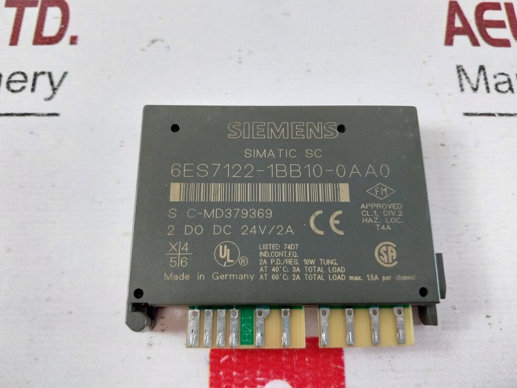 Siemens 6Es7122-1Bb10-0Aa0 Digital Output Module