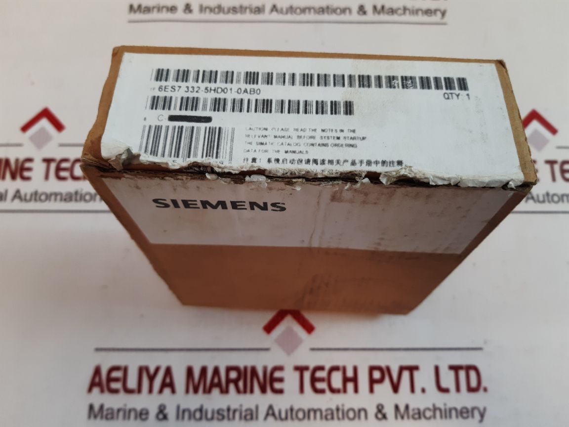 Siemens 6Es7332-5Hd01-0Ab0 Analog Output Module Sm332