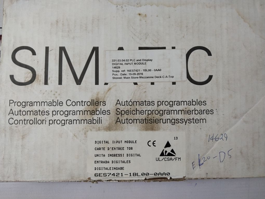 Siemens 6Es7421-1Bl00-0Aa0