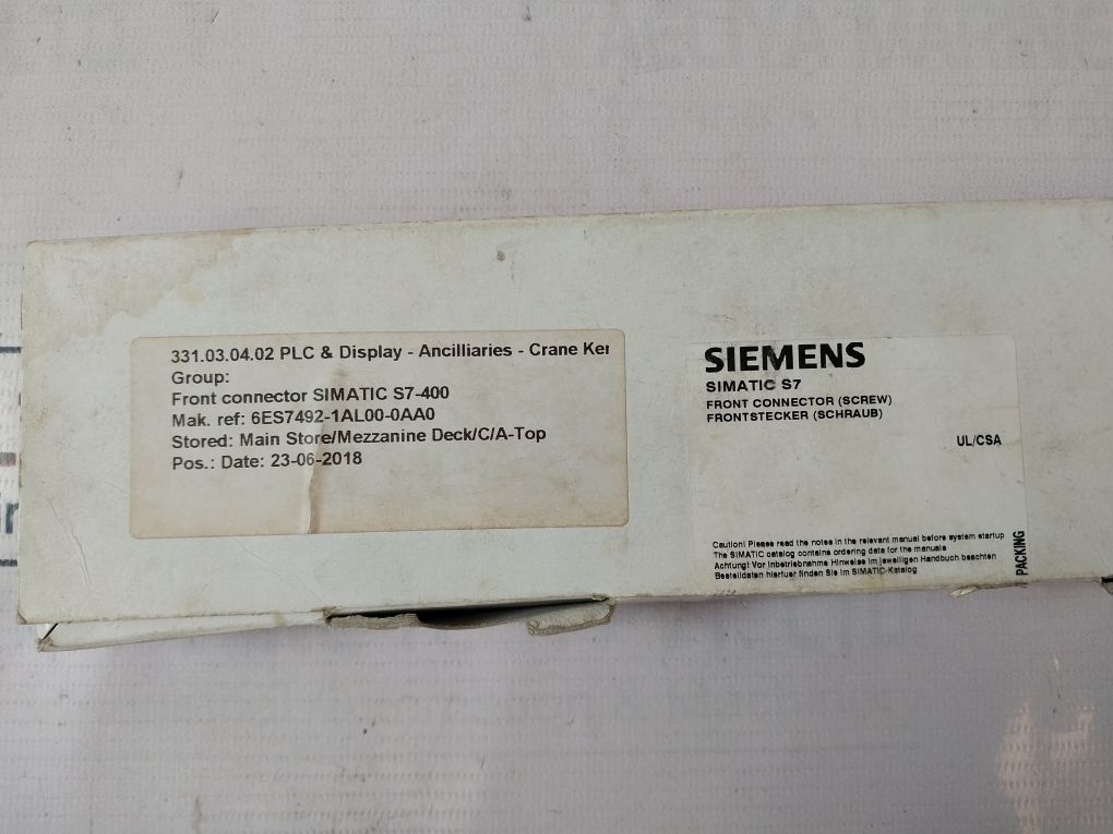 Siemens 6Es7492-1Al00-0Aa0