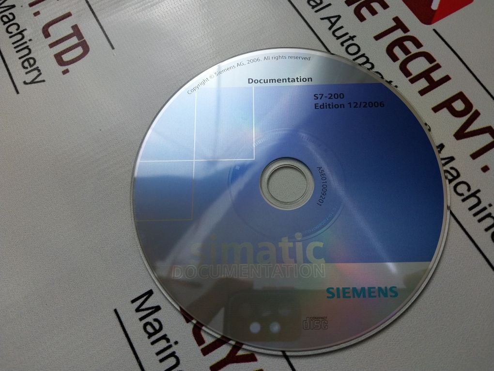 Siemens 6Es7810-2Cc03-0Yx3 License Navigator Documentation Software Compact Disc