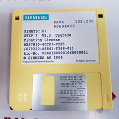 Siemens 6Es7810-4Cc07-0Ye5 Software Step 7 V5.3