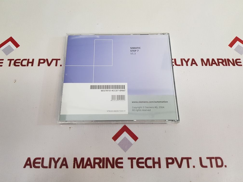 Siemens 6Es7810-4Cc07-0Ye5 Software Step 7 V5.3