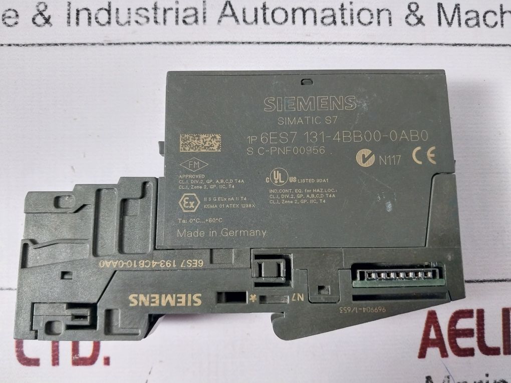 Siemens 6Es7 131-4Bb00-0Ab0 Input Module 6Es7 193-4Cb10-0Aa0
