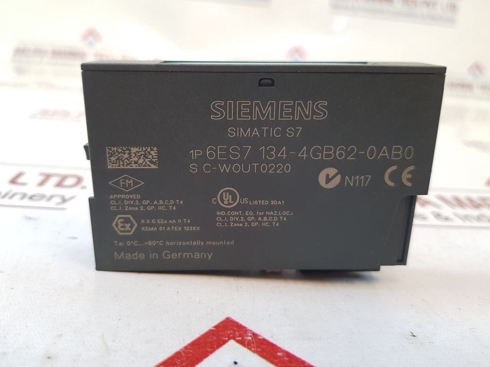 Siemens 6es7 134-4gb62-0ab0 simatic s7 analog input module