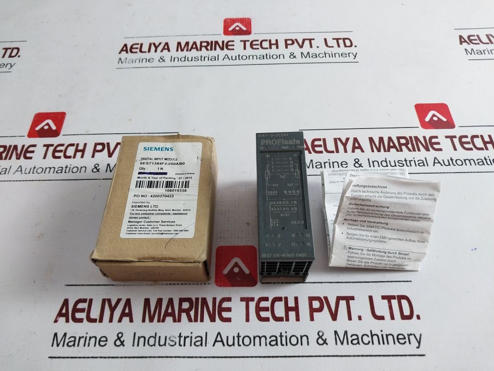 Siemens 6Es7138-4Fa05-0Ab0 Simatic Et 200S Digital Input Module